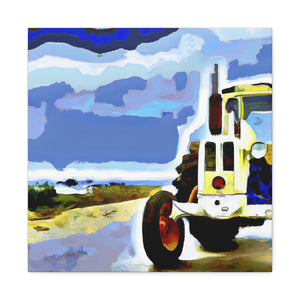 Tractor in Twilight Glow - Canvas