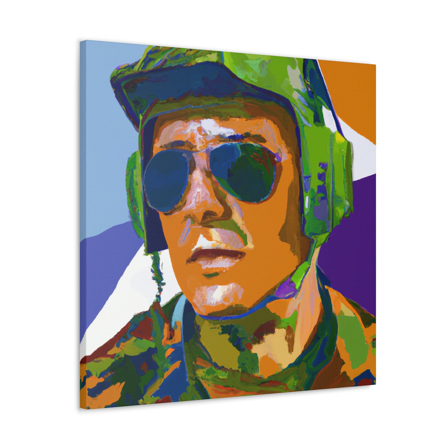 Pilot in Pop Art - Canvas