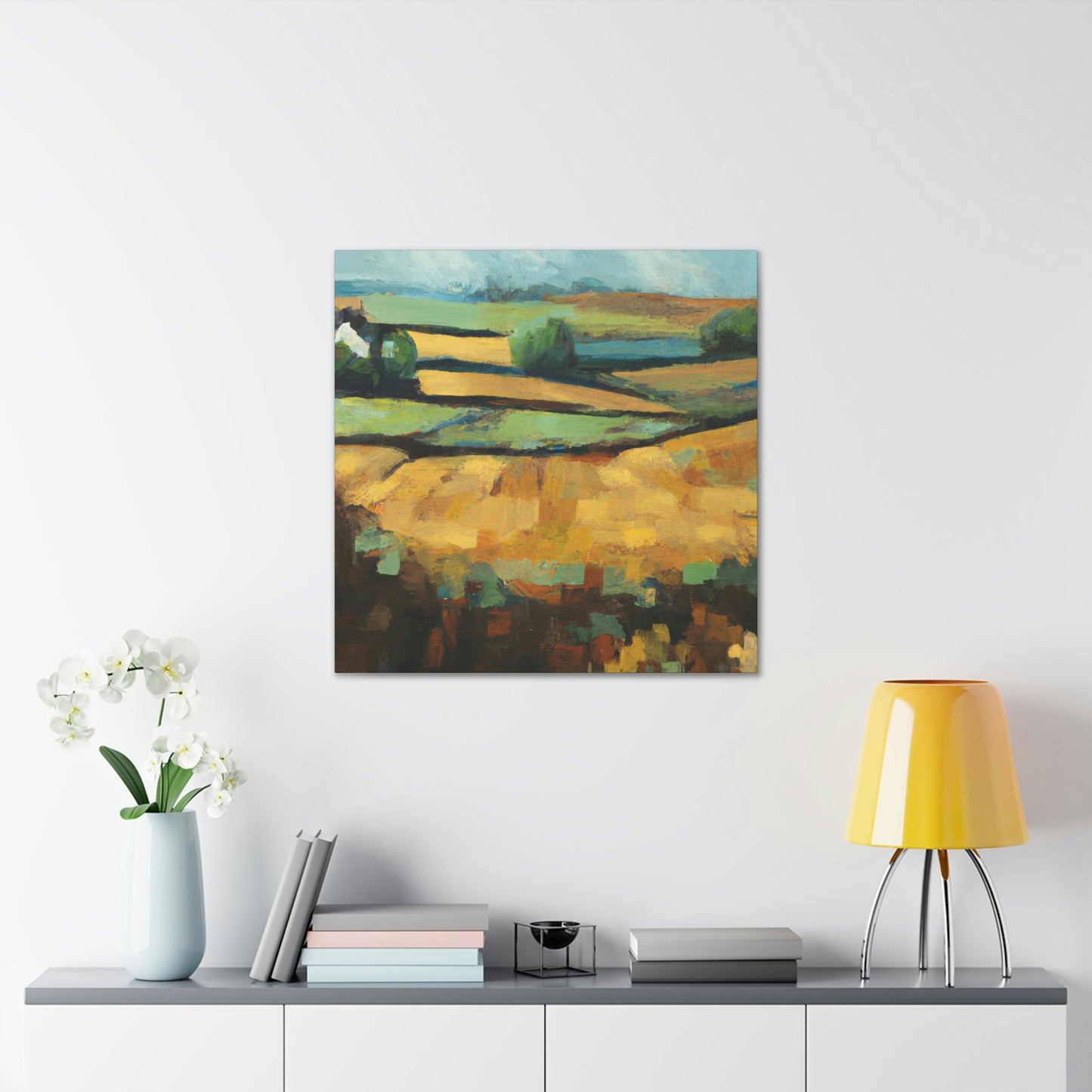 Harvesting Crop Fields - Canvas