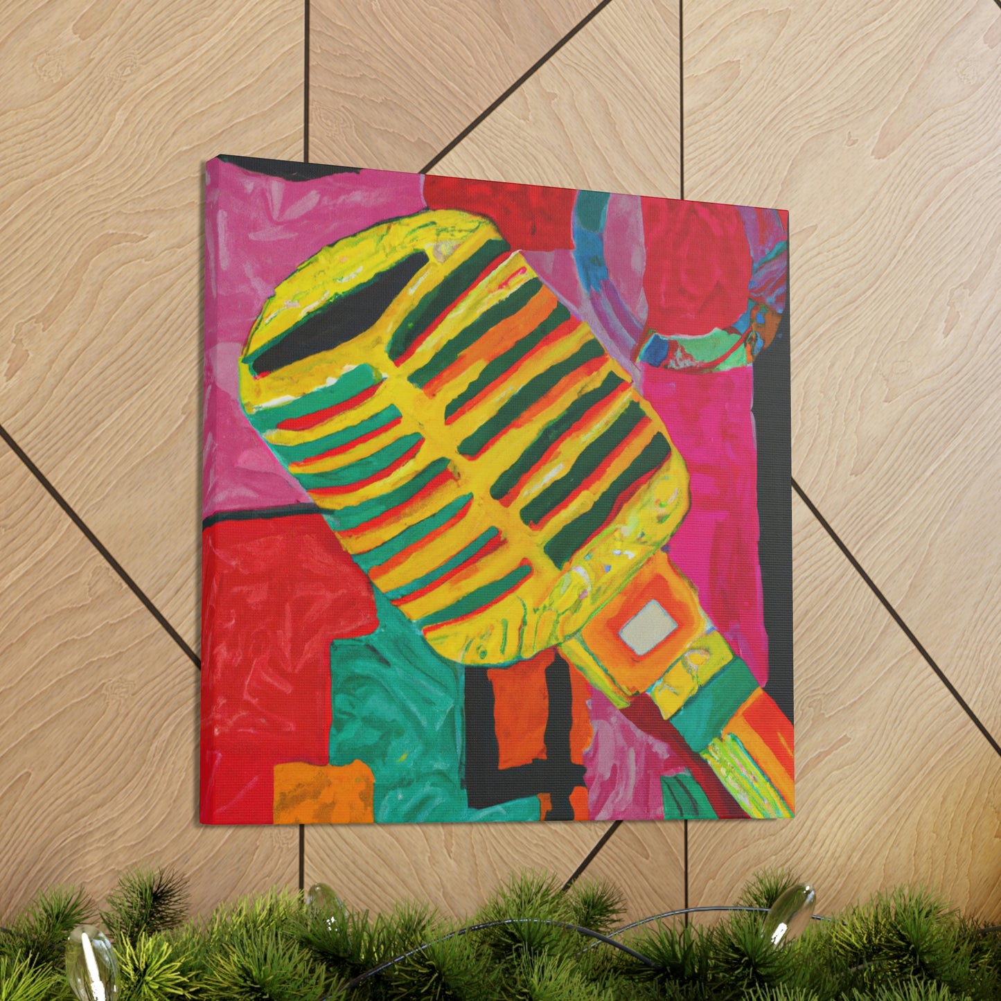 "Voice of the Microphone" - Canvas