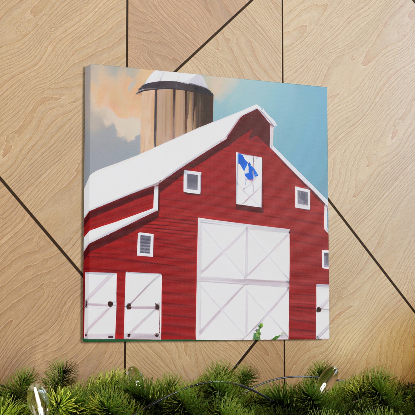 "Barn of Shining Gold" - Canvas