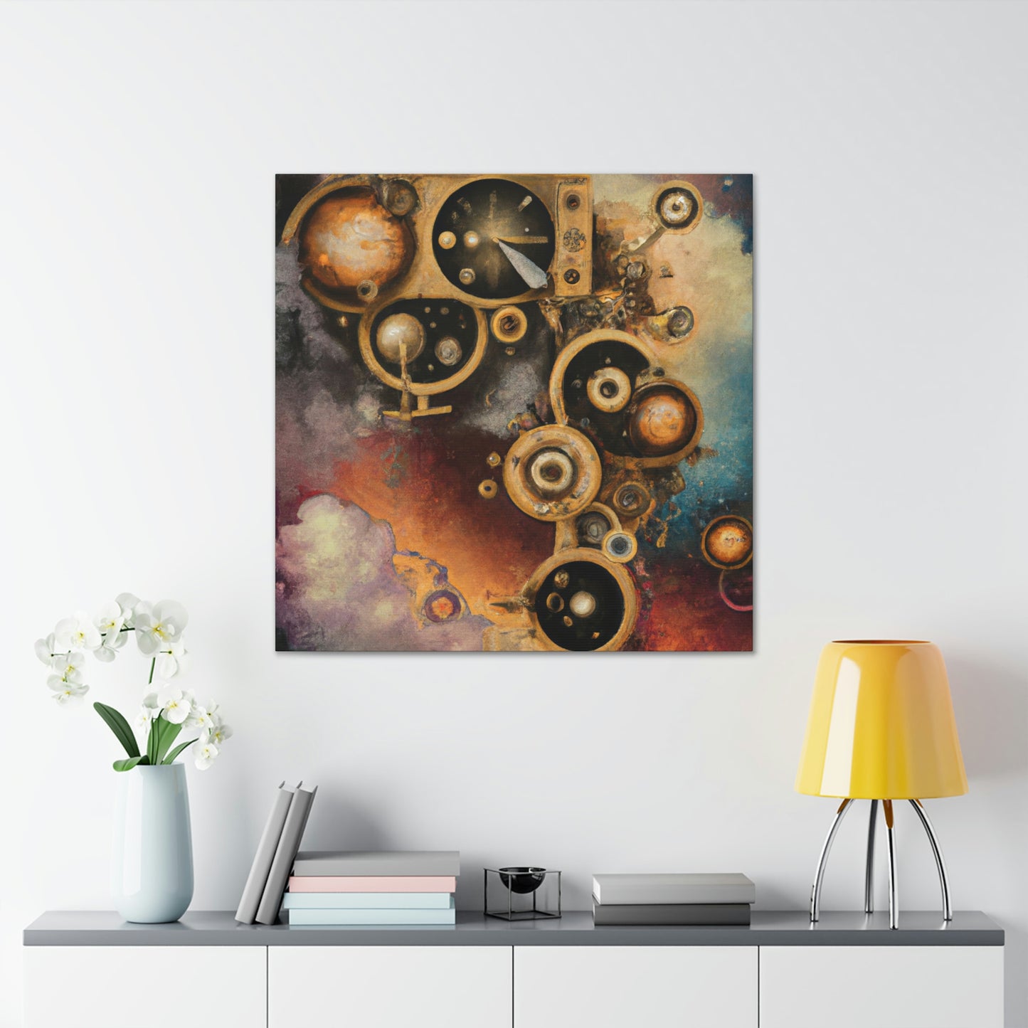 Levitating Nebula Wonders - Canvas