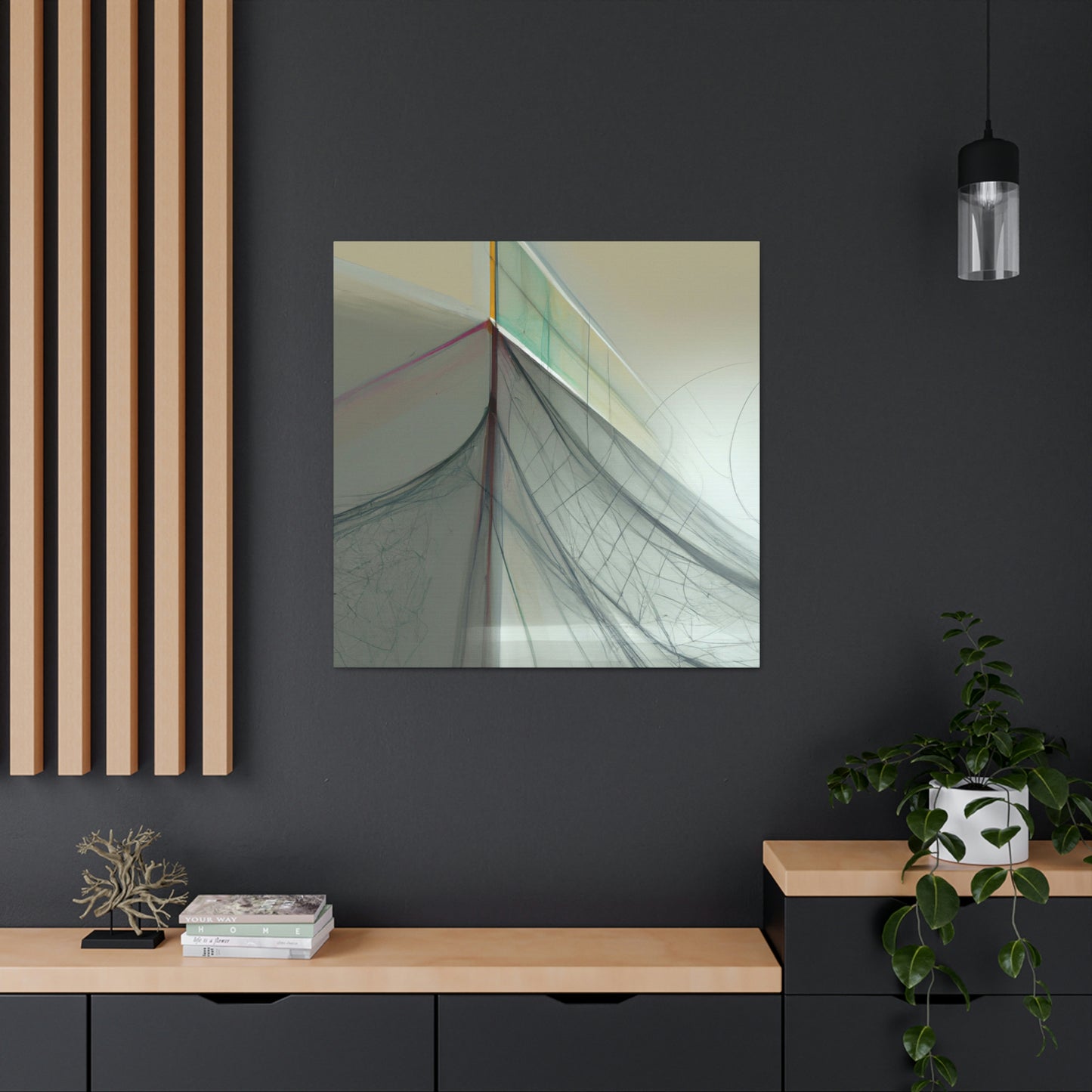 "Fishing Net Reverie" - Canvas