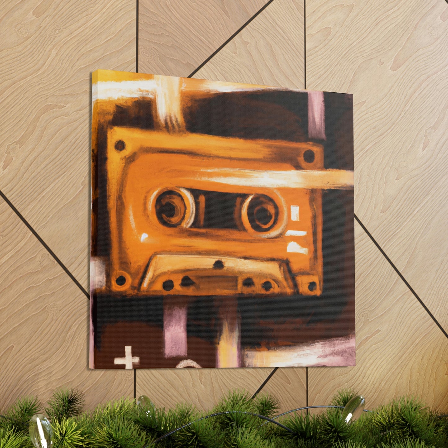 "Cassette Tape Melodies" - Canvas