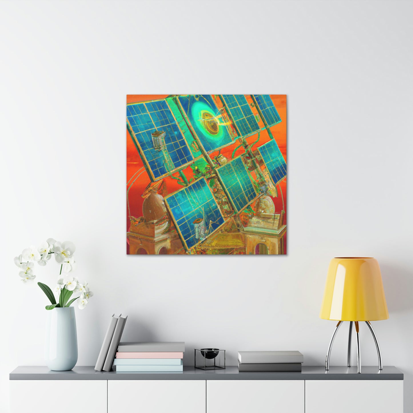 "Electrifying Solar Panel" - Canvas