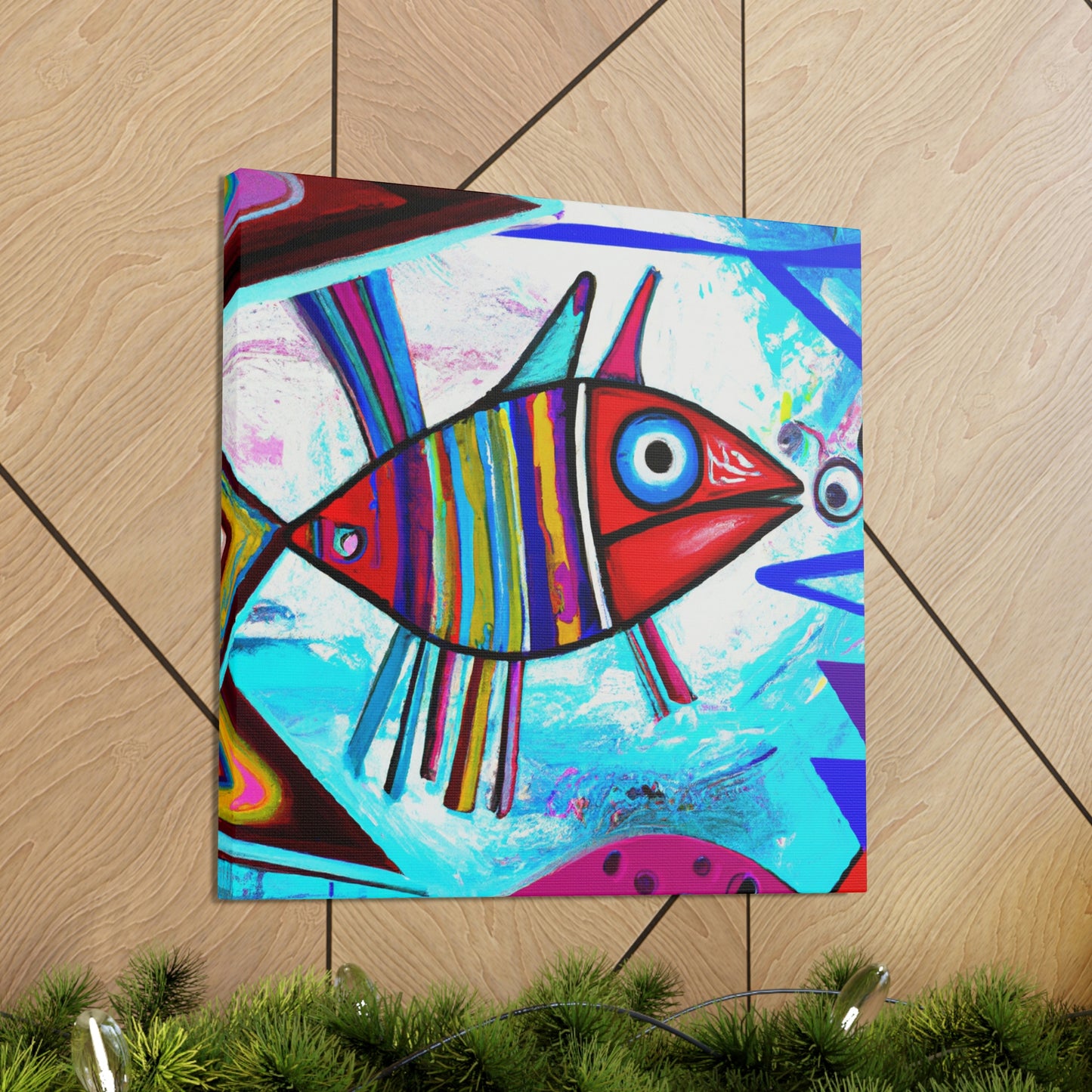 "Fish of the Unseen" - Canvas