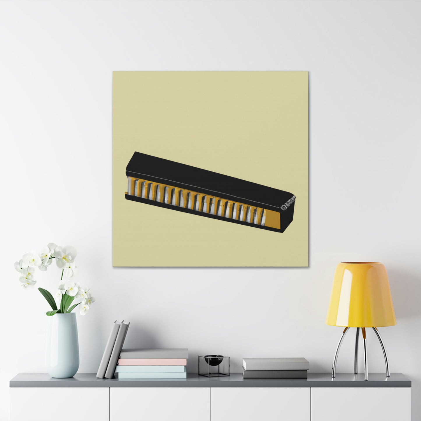 Harmonica: Minimalism - Canvas