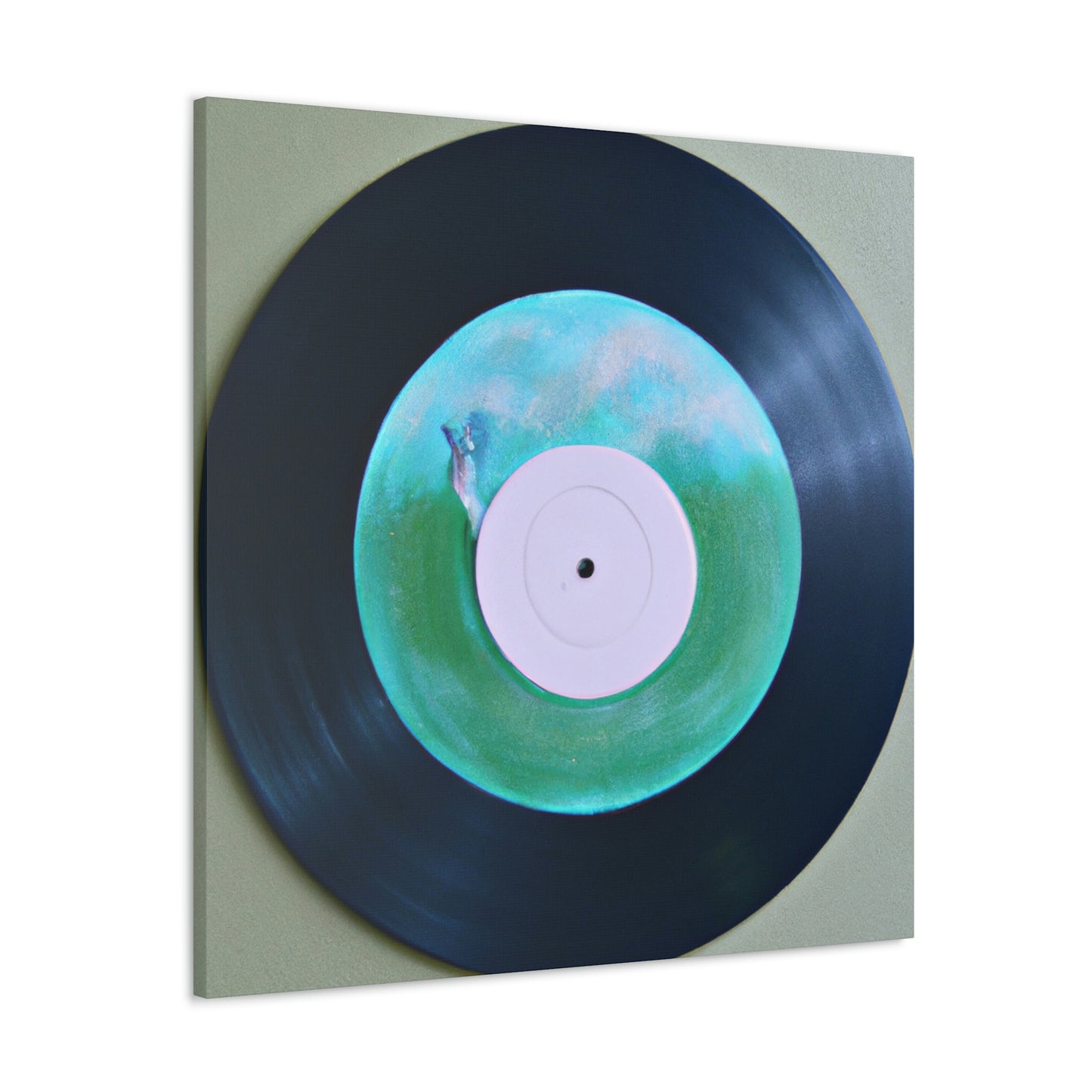 "Vinyl Record Dreamscape" - Canvas