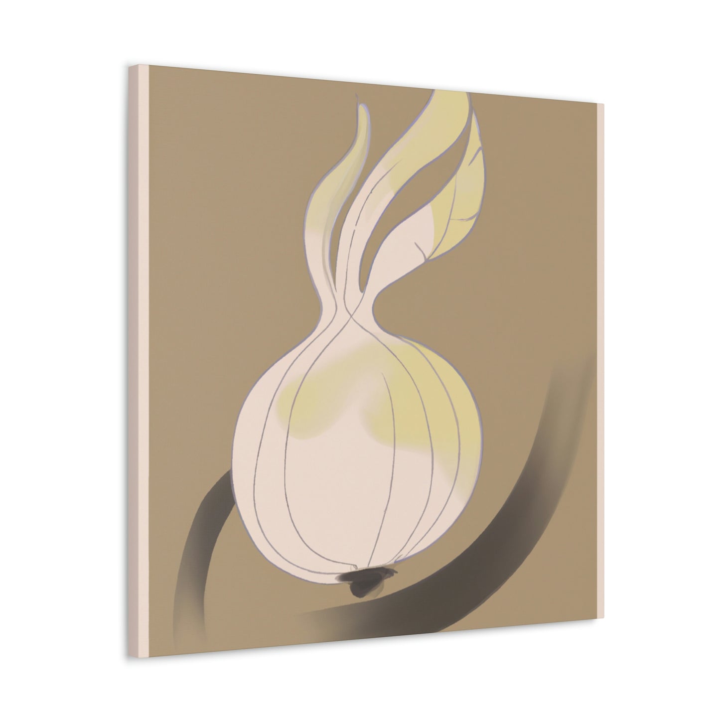 "Onion in Art Deco" - Canvas