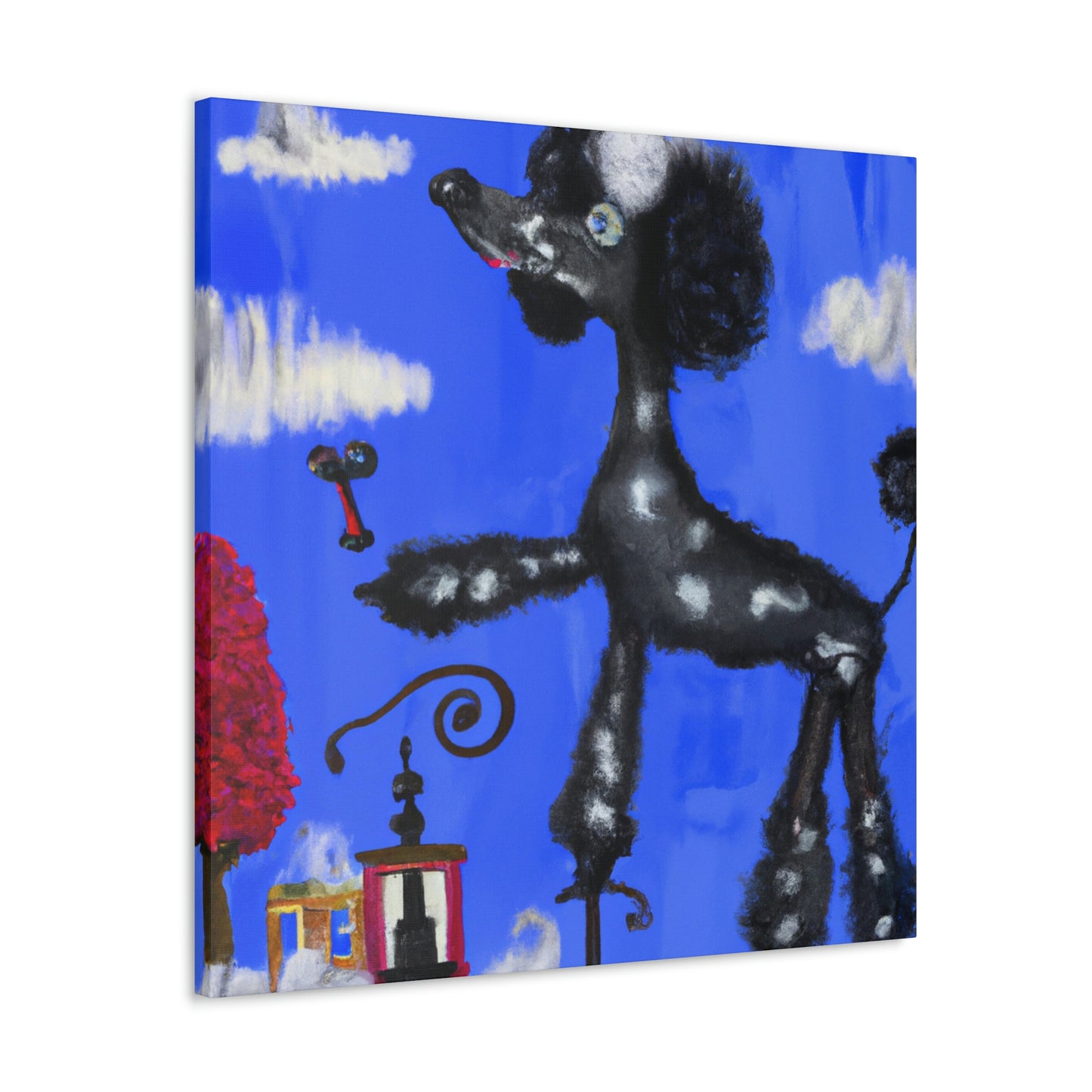 Poodle in Dreamland - Canvas