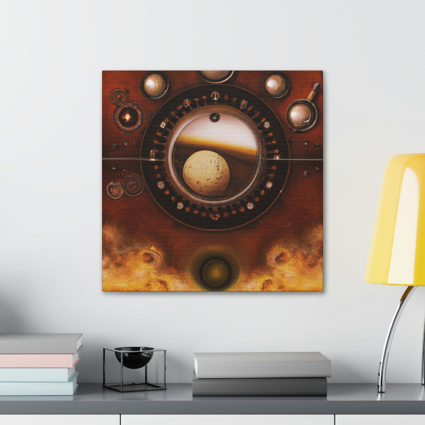 Mars of Clockwork Clock - Canvas