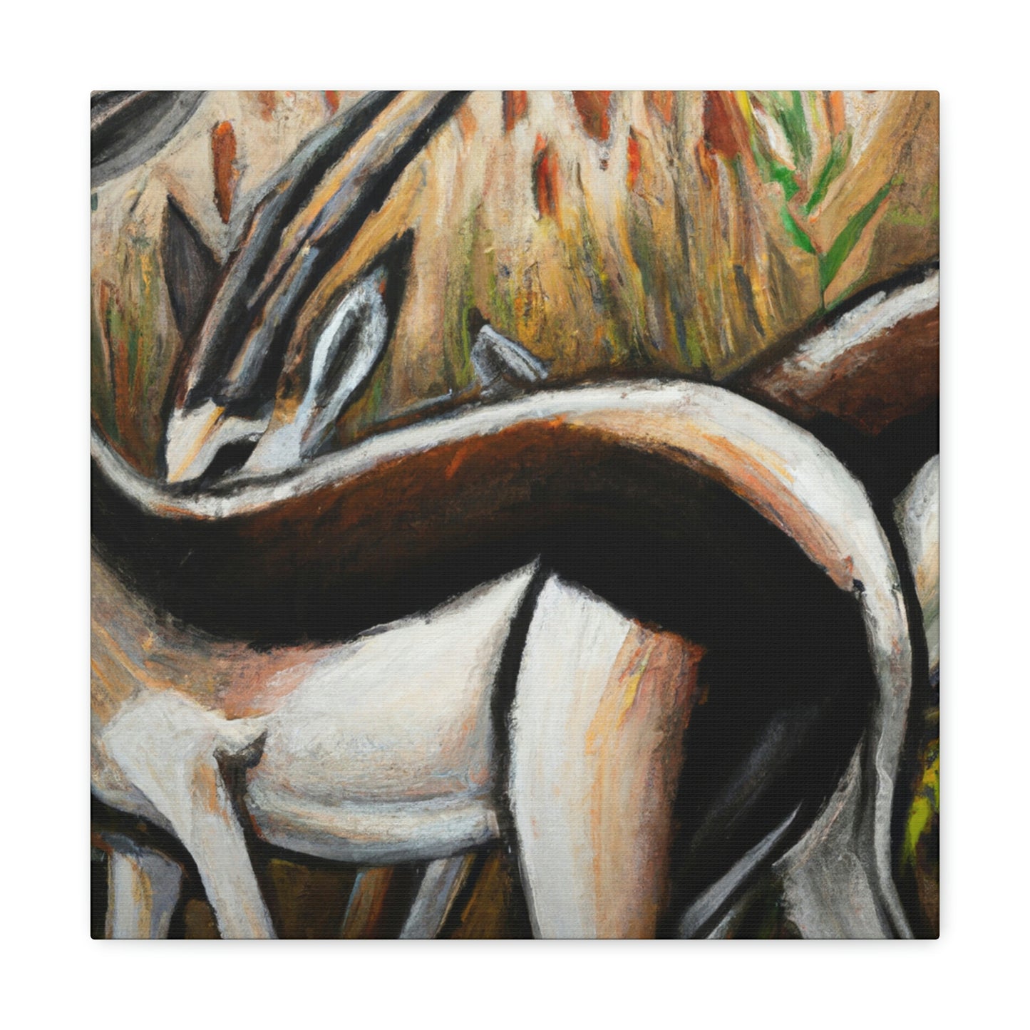 Antelope in Expressionism - Canvas