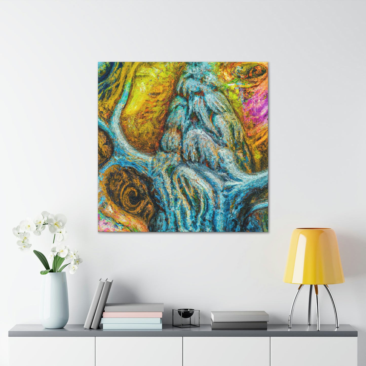 Cypress in Expressionism - Canvas