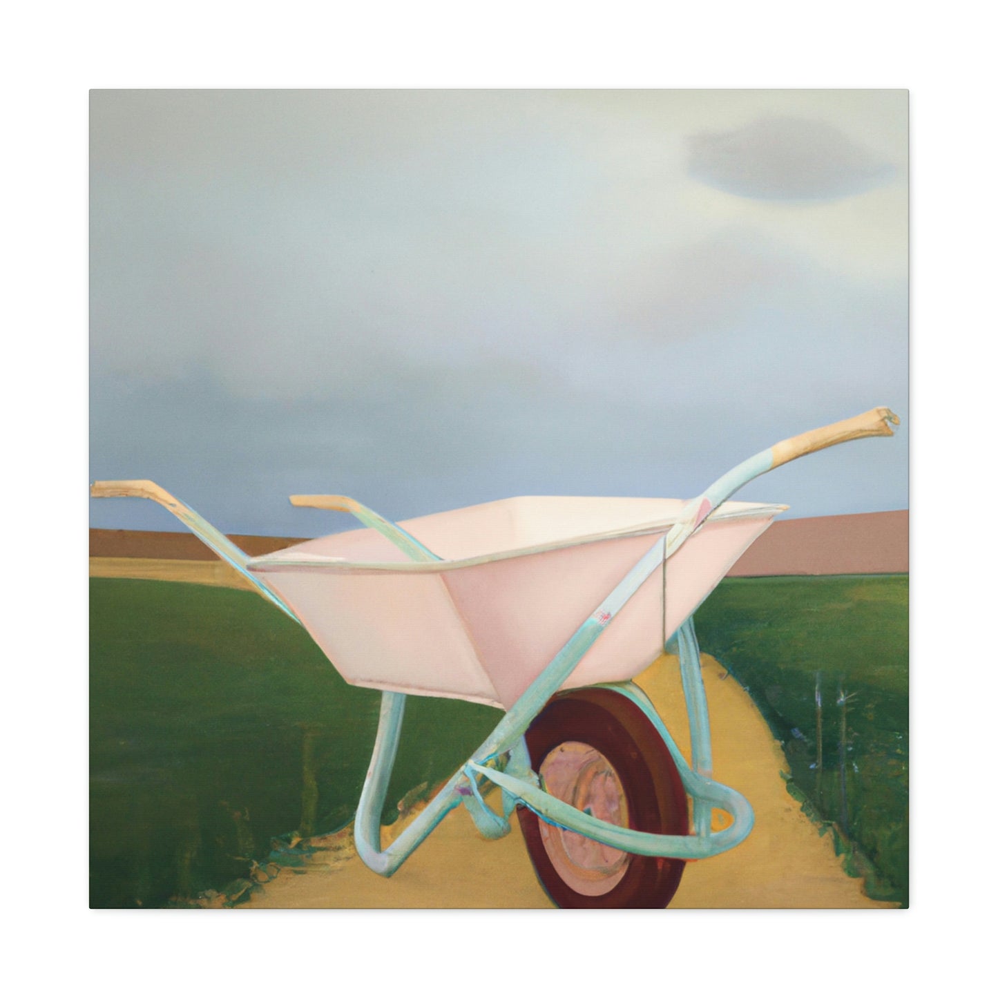 The Great Wheelbarrow. - Canvas