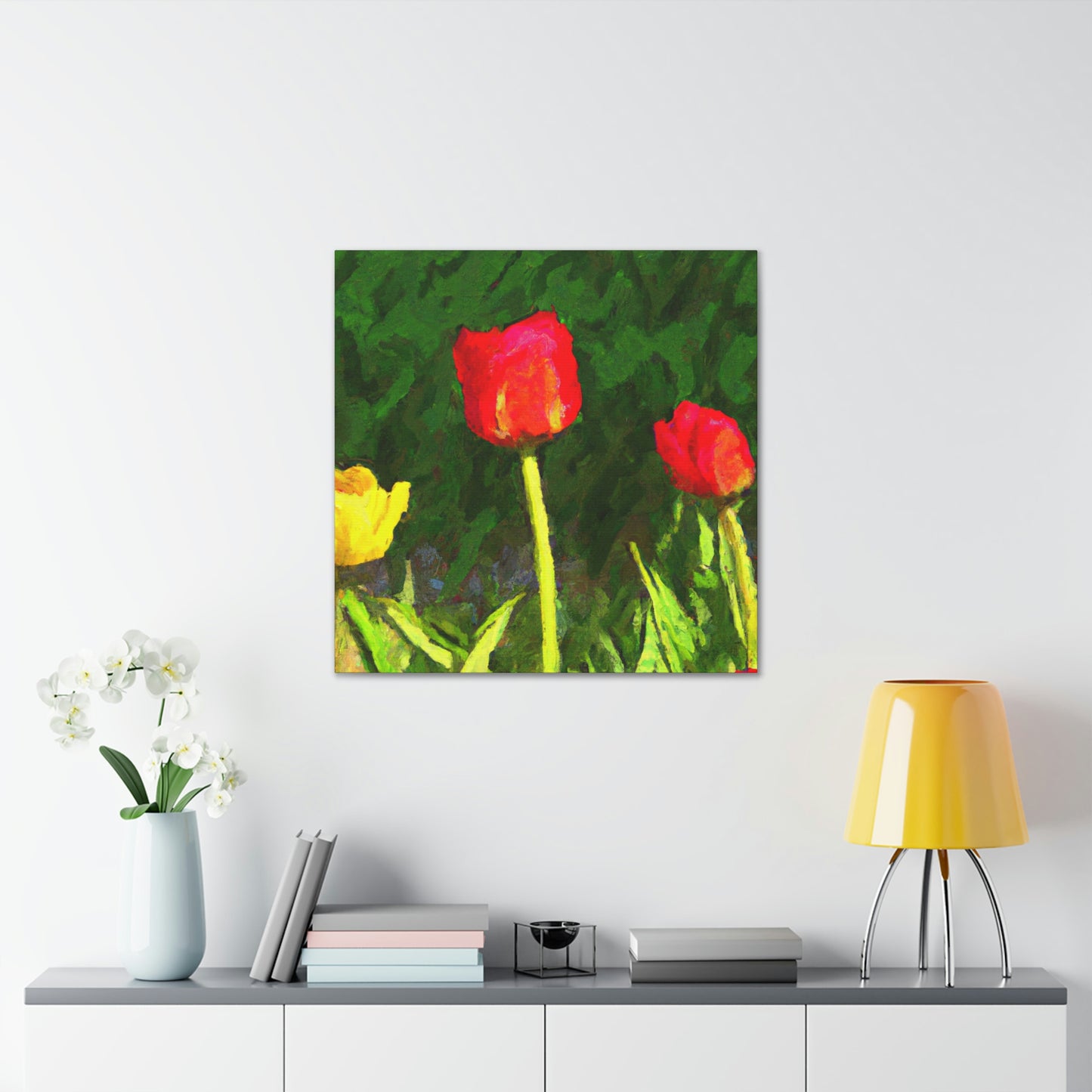 Tulips in Technicolor - Canvas