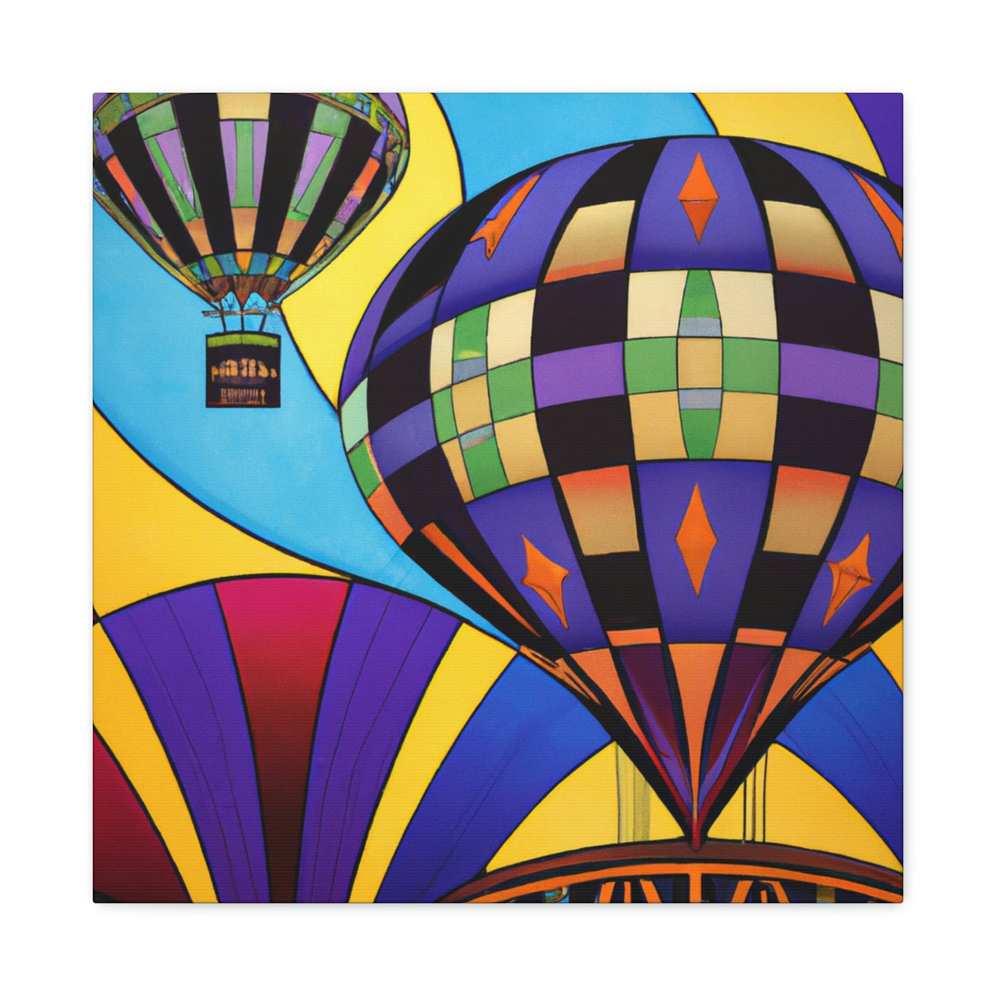 "Hot Air Adventures Await" - Canvas