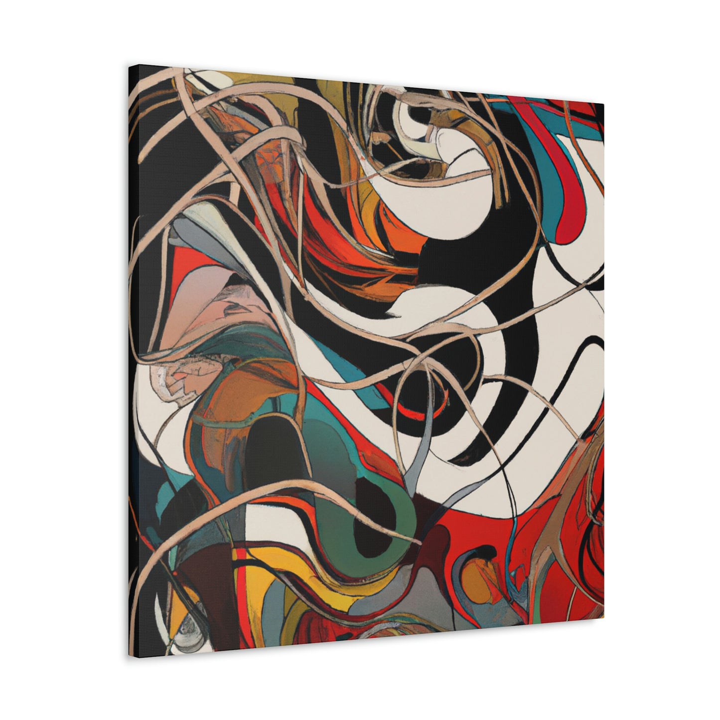 "Awe-Filled Brushstroke Symphony" - Canvas