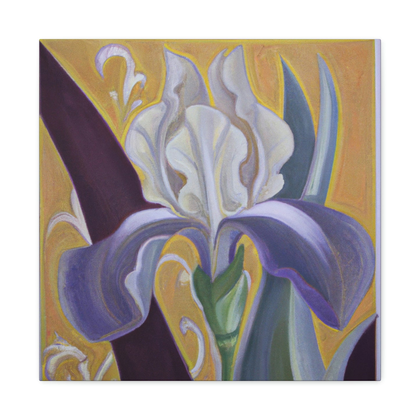 "Iris' Stylized Splendor" - Canvas