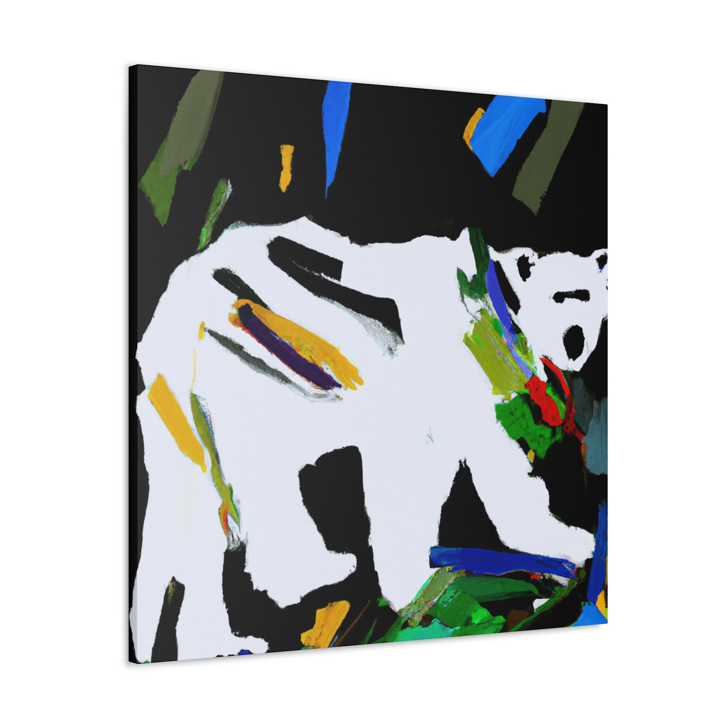 "Polar Bear's Expressionism" - Canvas