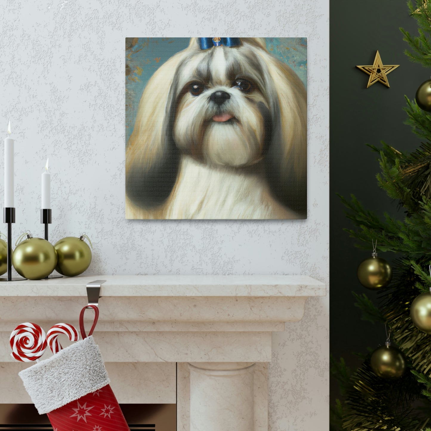 Shih Tzu majesté - Canvas