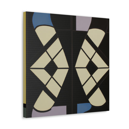 "Booted Art Deco Dance" - Canvas