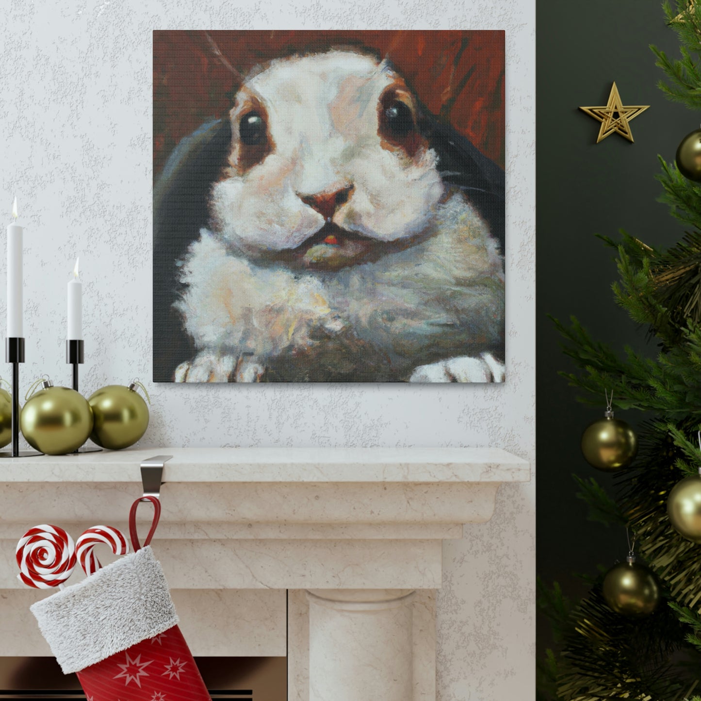 Rabbit in Realism - Canvas