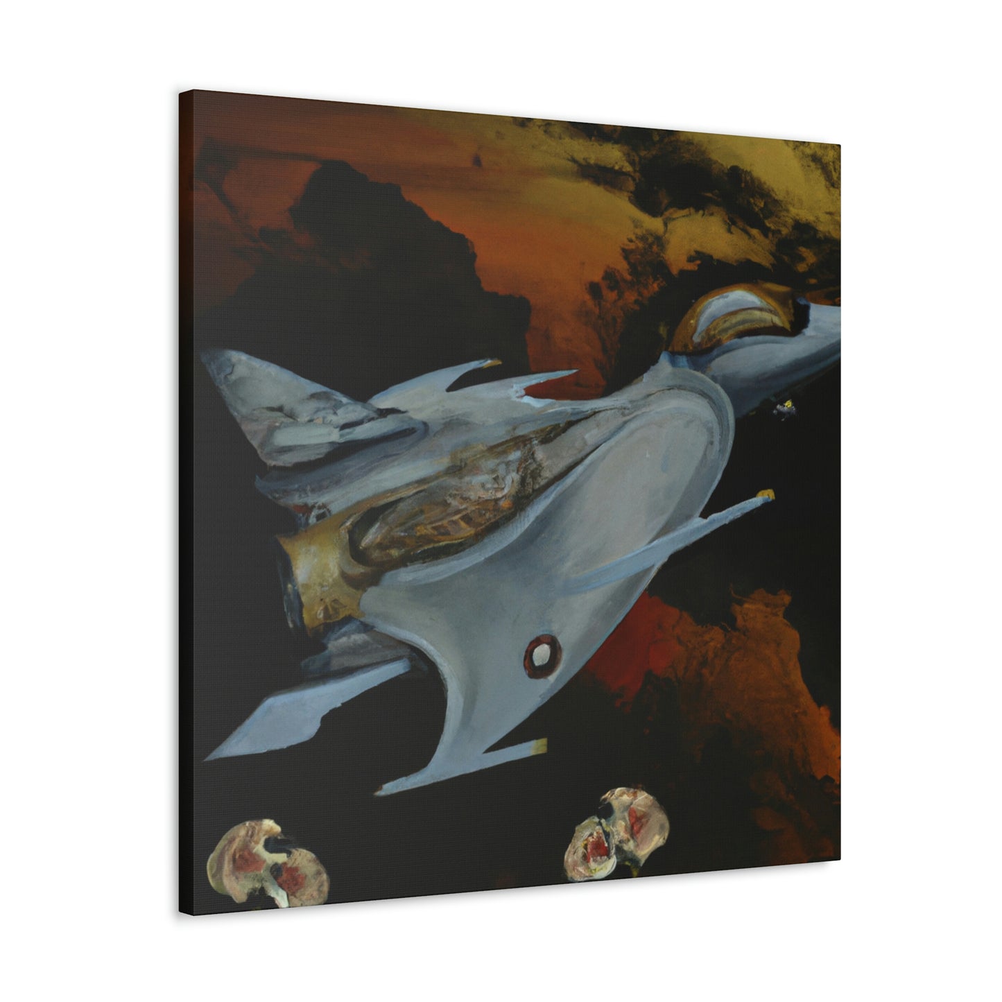 "Jet Fighter Dreamscape" - Canvas