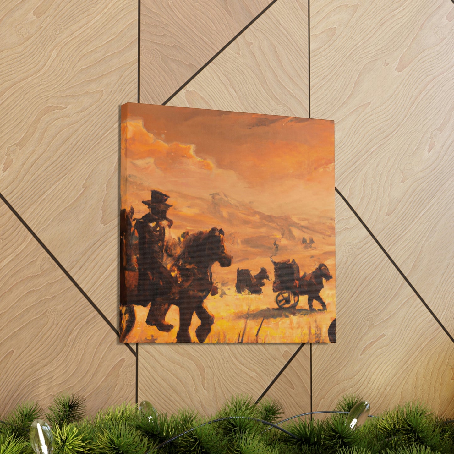 "A Steampunk Grazing". - Canvas