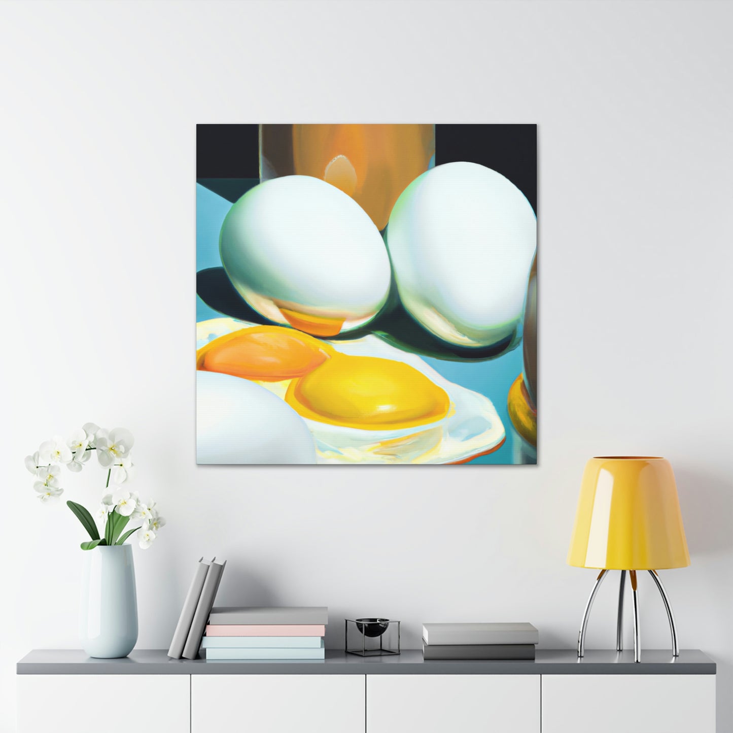 Eggs in Splendor. - Canvas