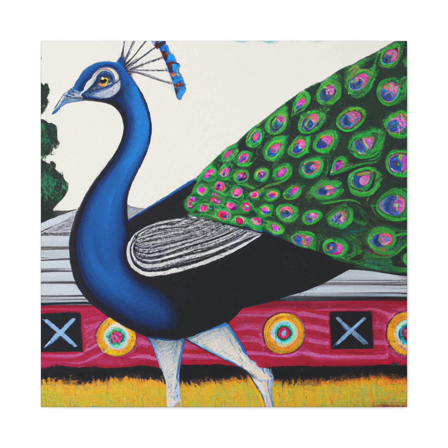 "Peacock in Paradise" - Canvas