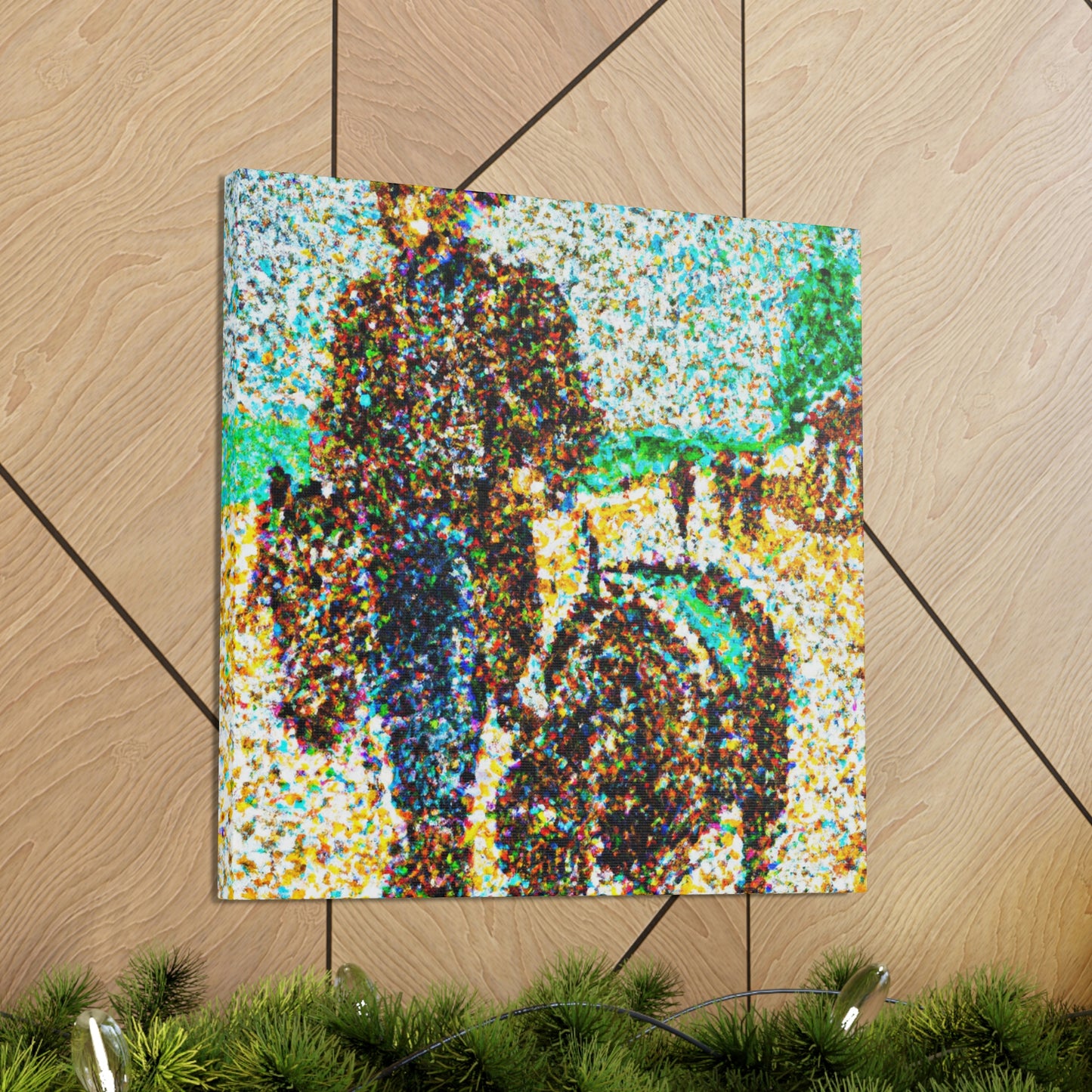 Frontier Town Mosaic - Canvas