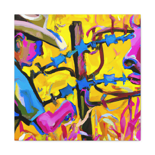 "Fauvism and Barbed Wire" - Canvas