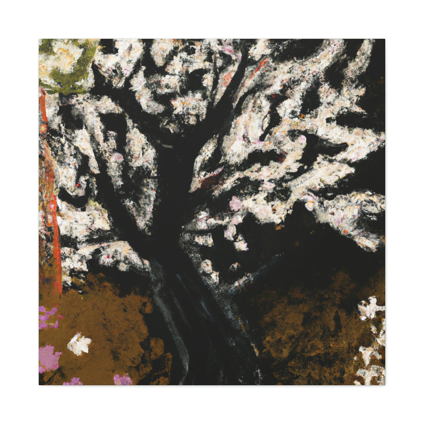 "Cherry Blossom Journey" - Canvas