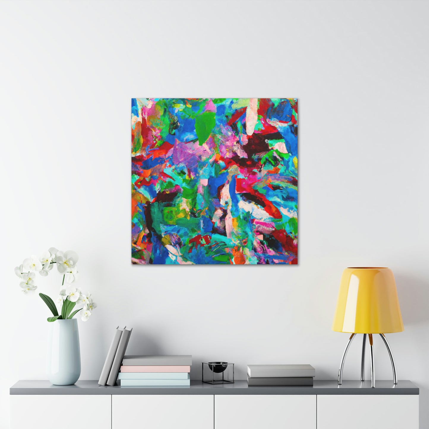 Vividly Plumaged Birds - Canvas