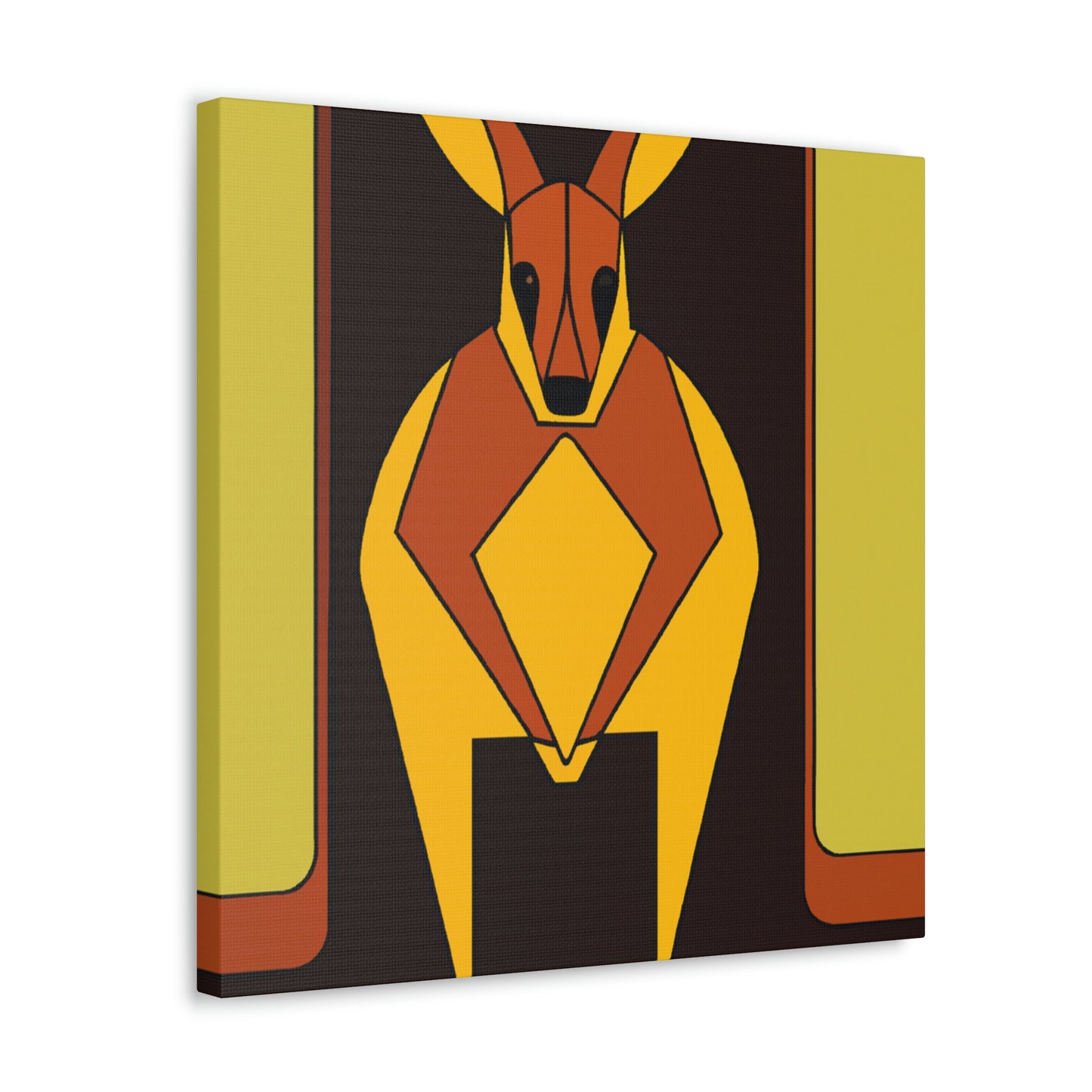 "Waltzing Wallaby Wonders" - Canvas