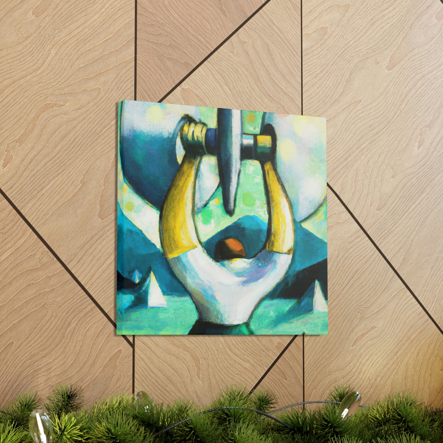 "Lifting with Strength" - Canvas