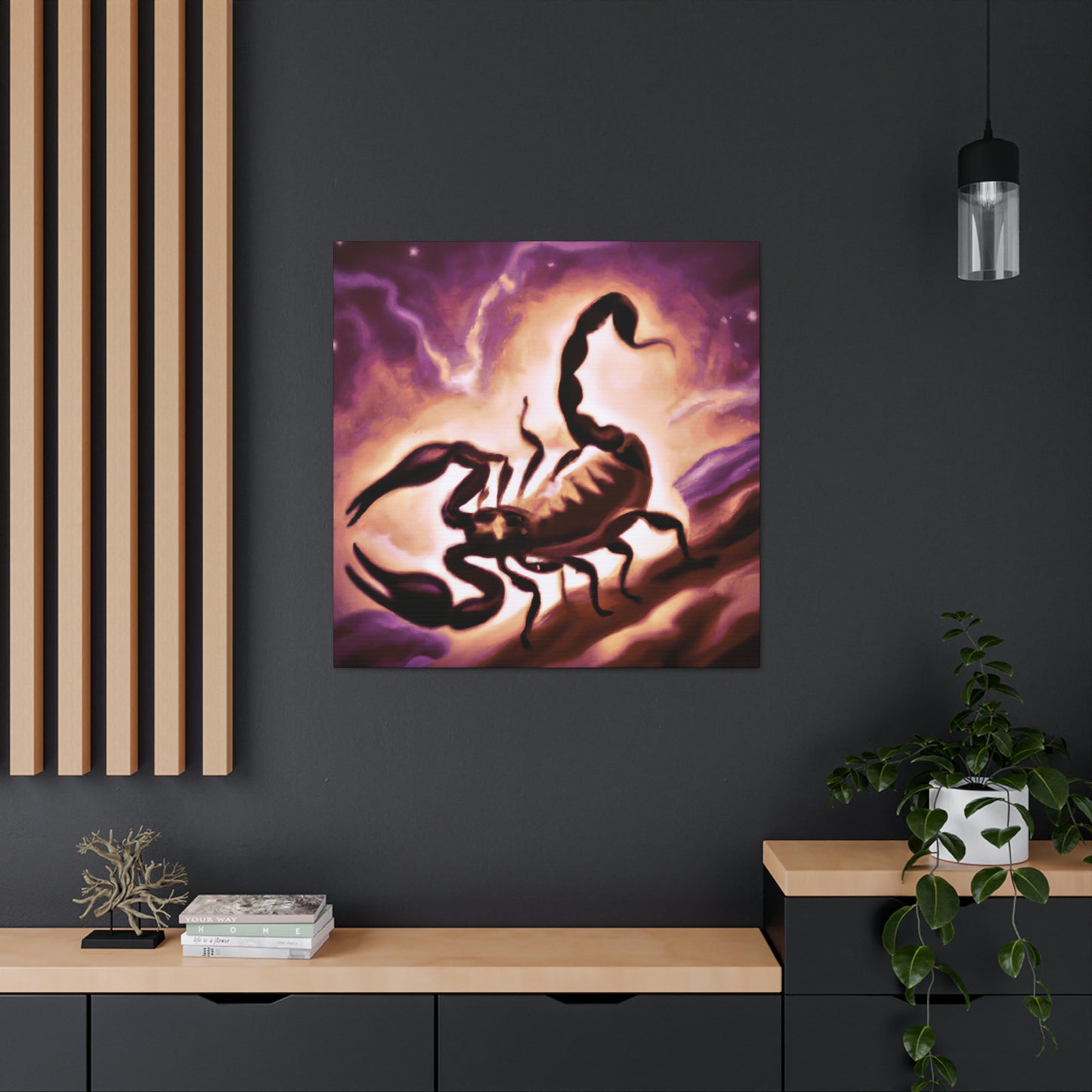 Scorpion Art Deco - Canvas