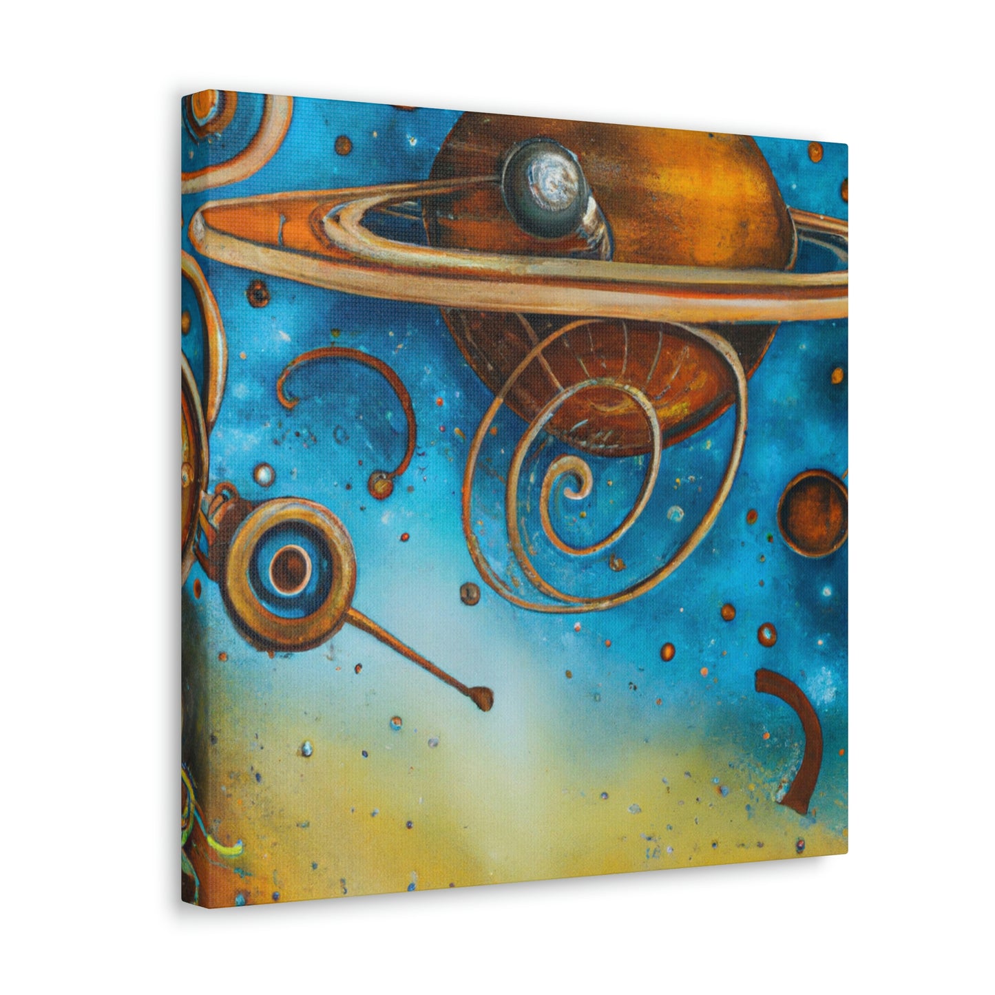 Uranus in Steampunk - Canvas