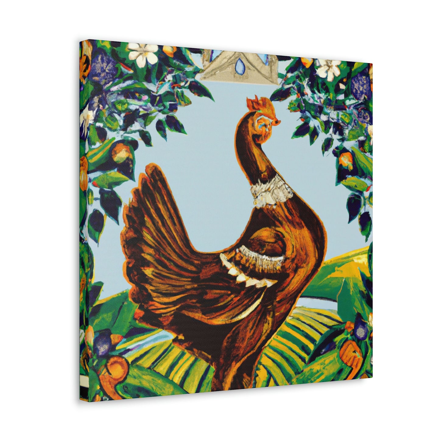 Hen at Dawn Goddess - Canvas