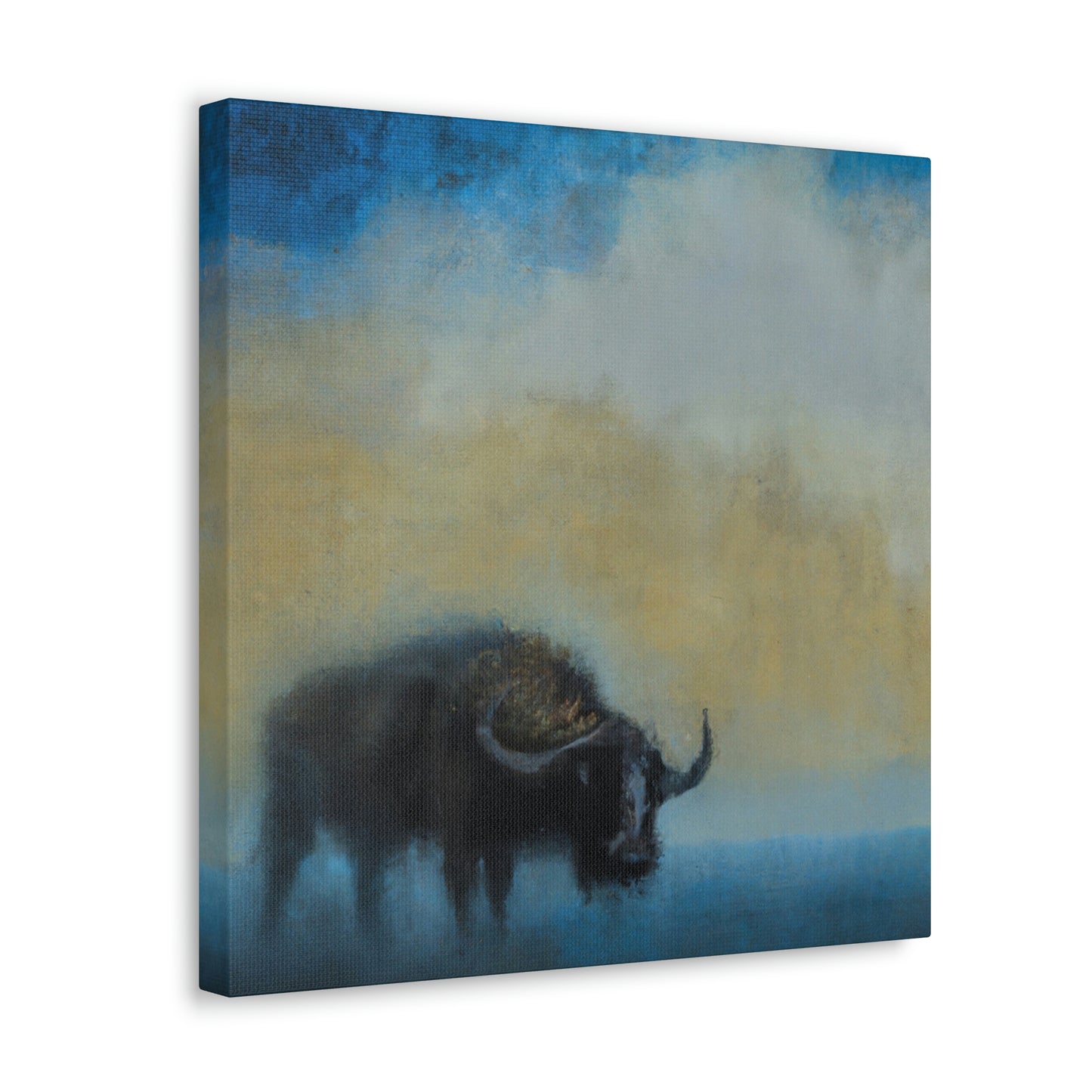 "Buffalo in Steampunk Age" - Canvas