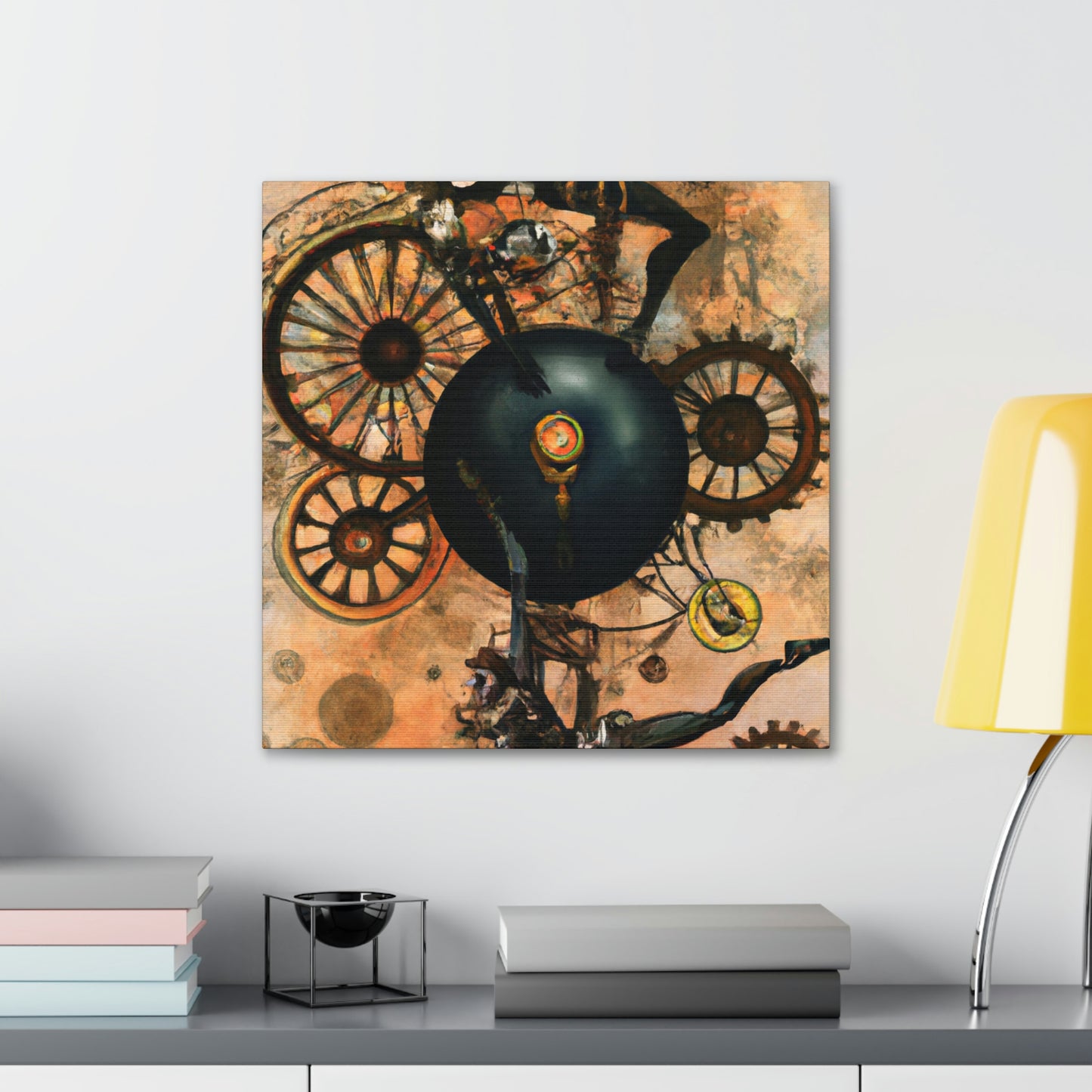 Gymnastics In Steampunk - Canvas