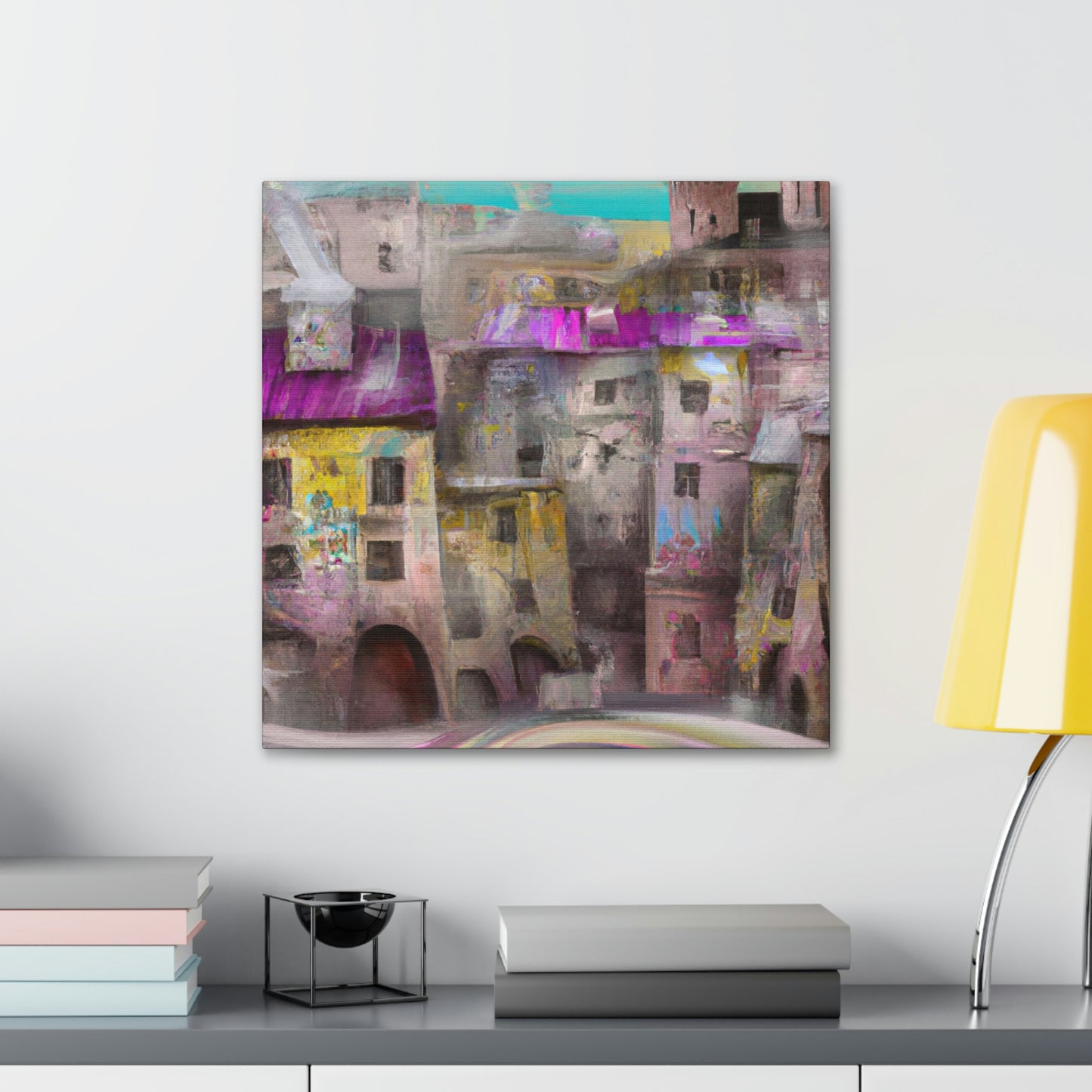 Tudor Elegance Abstract - Canvas