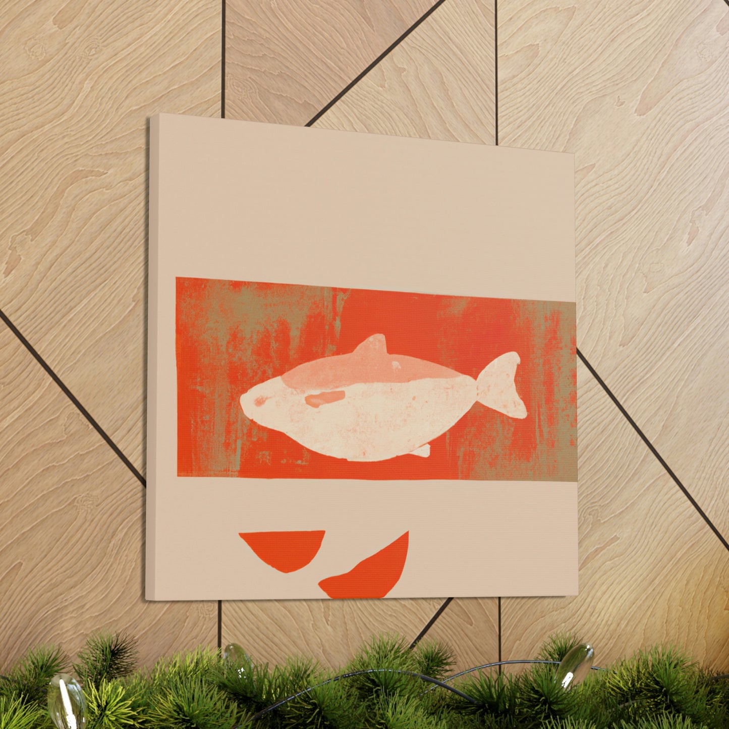 "Salmon in Simplicity" - Canvas