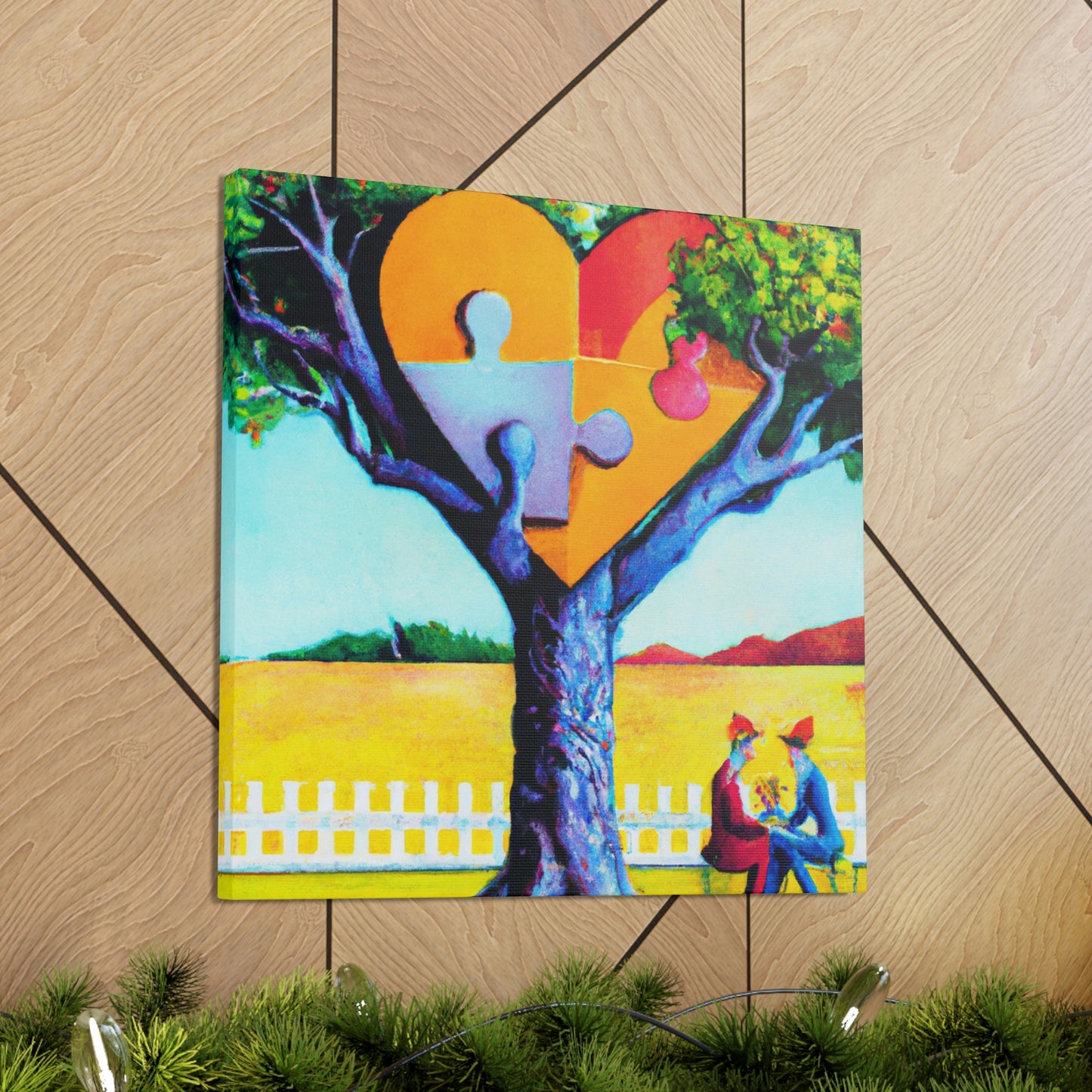 Love Tree in Bloom - Canvas