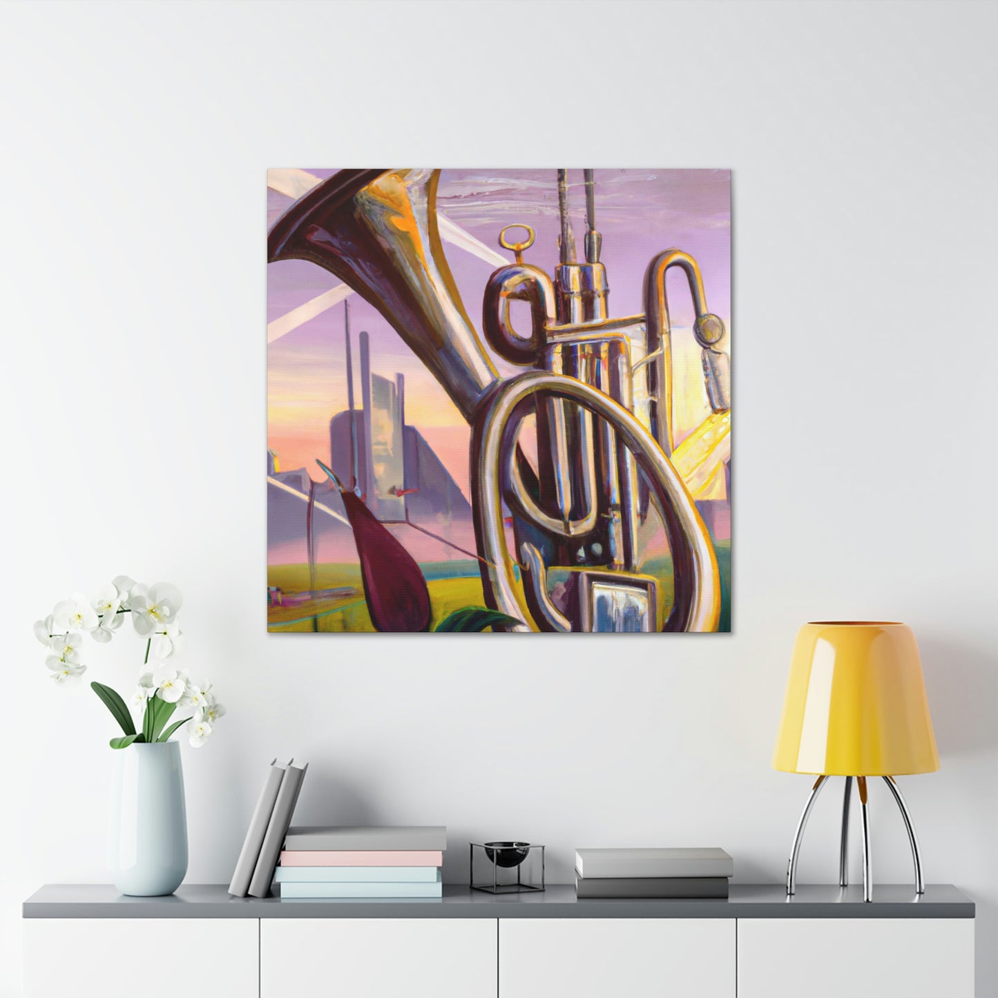 "Tootin' the Trumpet Tune" - Canvas