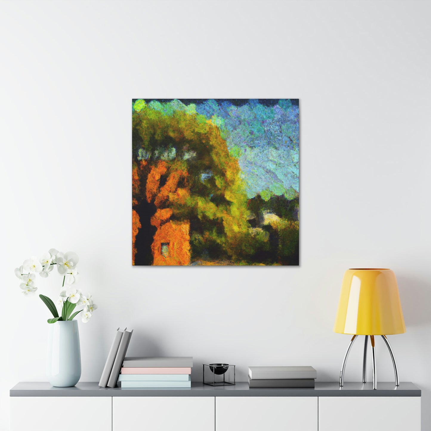 Oak Tree Splendor. - Canvas