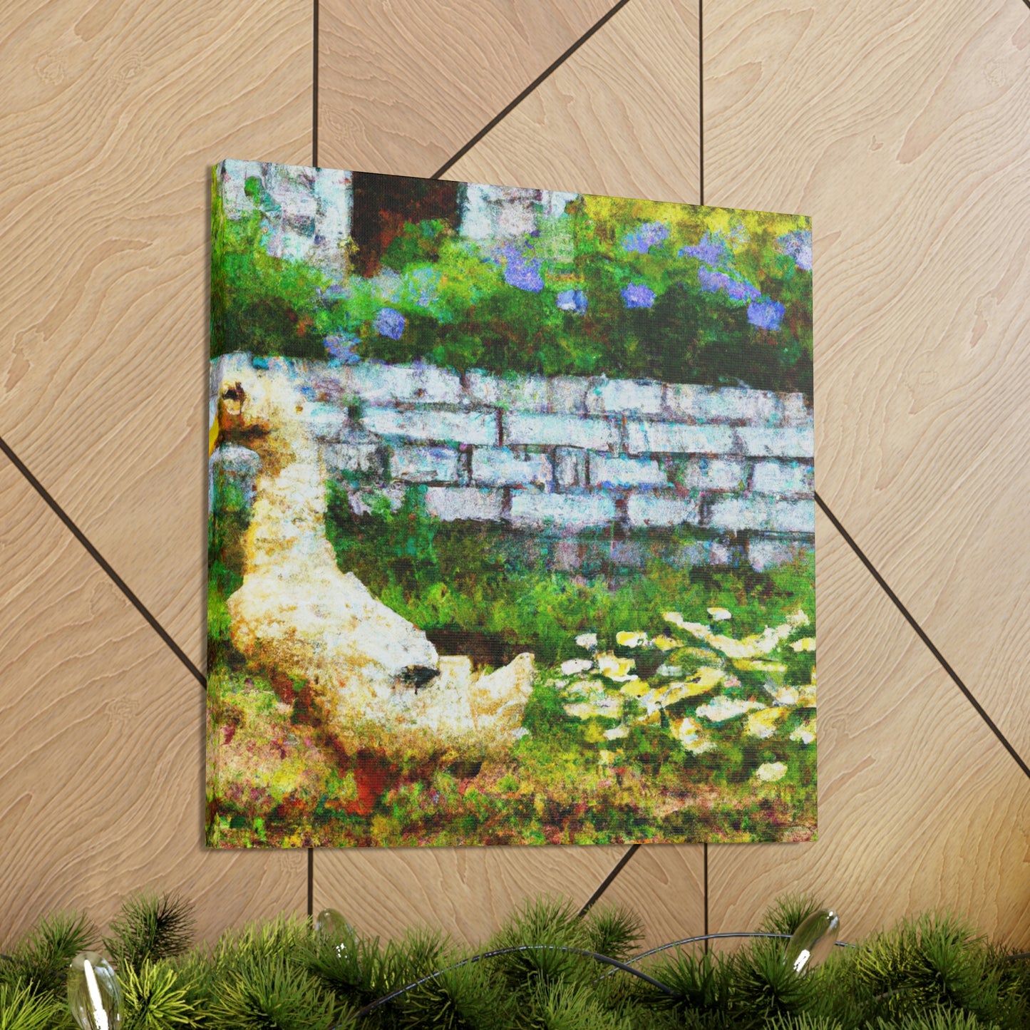 "Quacking by the Water" - Canvas