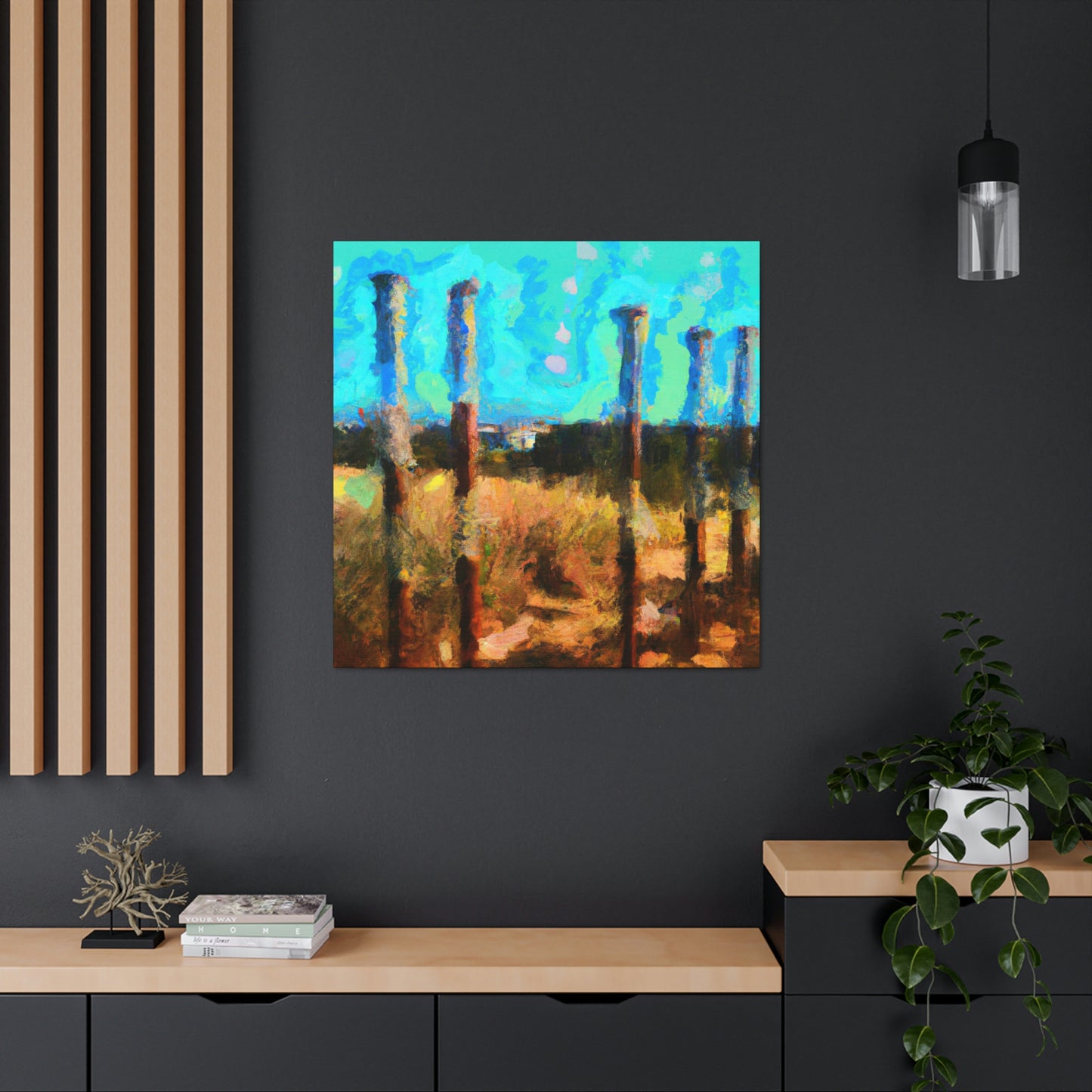 "The Verdant Hills of Summer" - Canvas