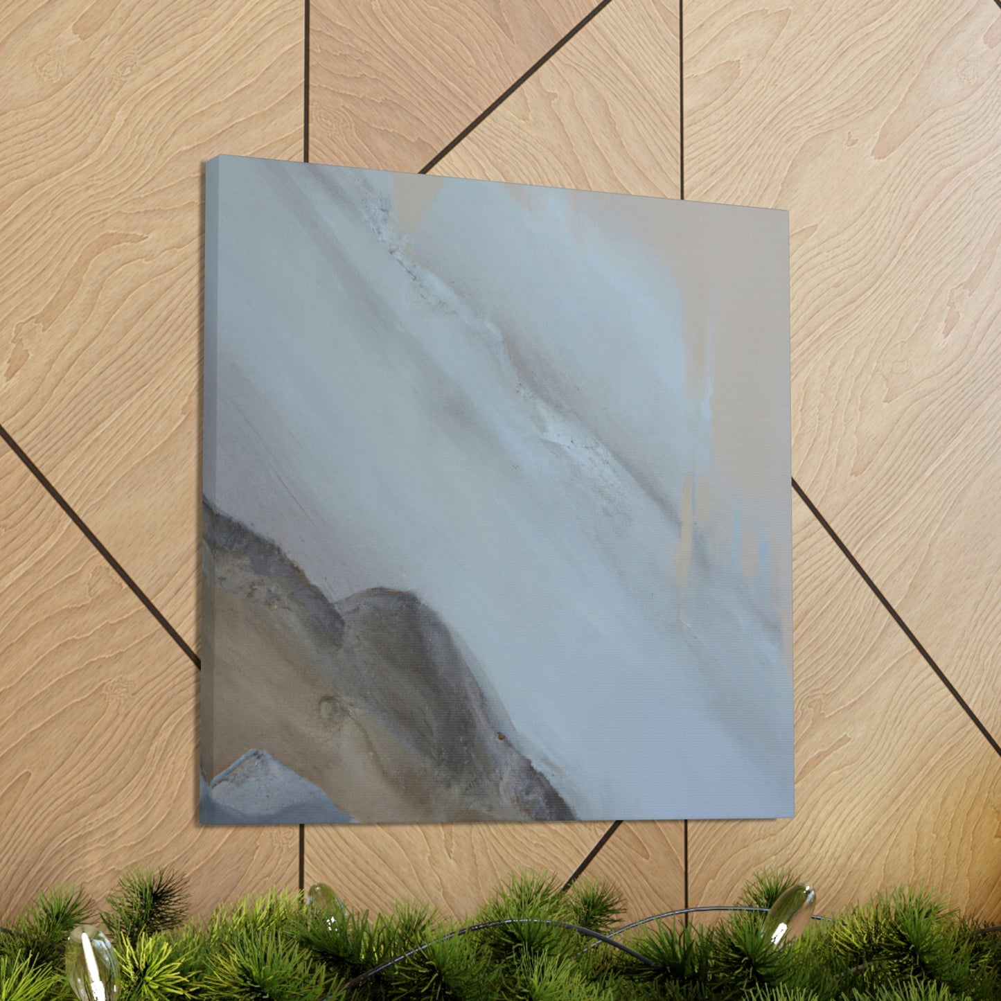 "Glacier in Expressionism" - Canvas