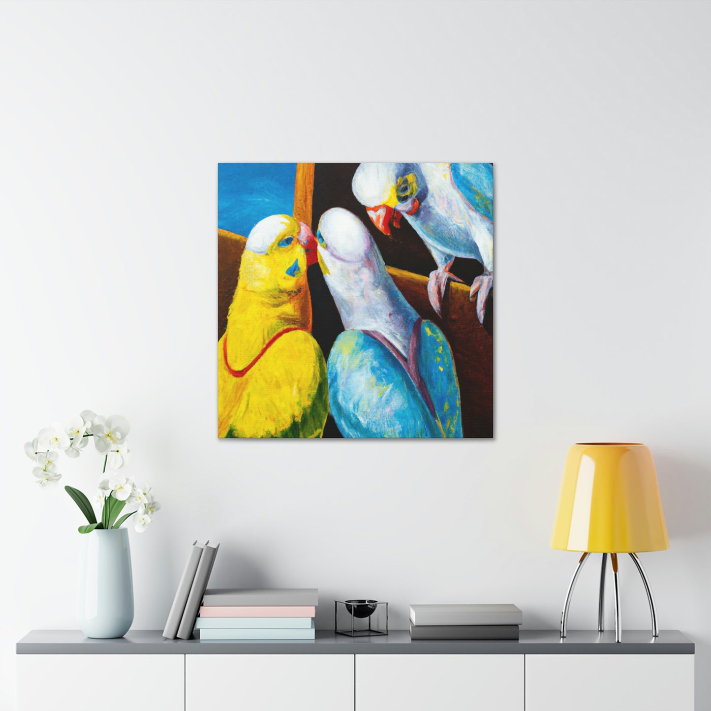 Parakeet Dreamscape - Canvas